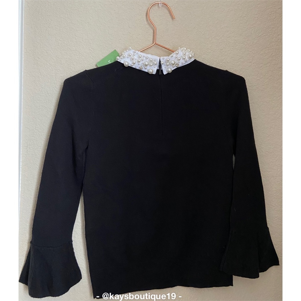 NWT kate spade Pearl Collar Sweater Size XXS - Picture 7 of 8